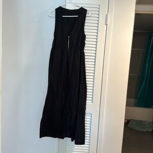 Zara zipper dress size large midi dress